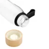 Botella Vidrio con tapa de bambú