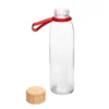 Botella Vidrio con tapa de bambú