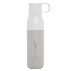 Botella térmica con dos tapas 