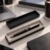 Bolígrafo Acero con Estuche
