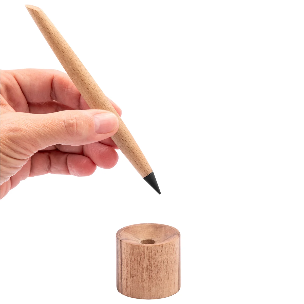 Lápiz Eterno Madera Con Base