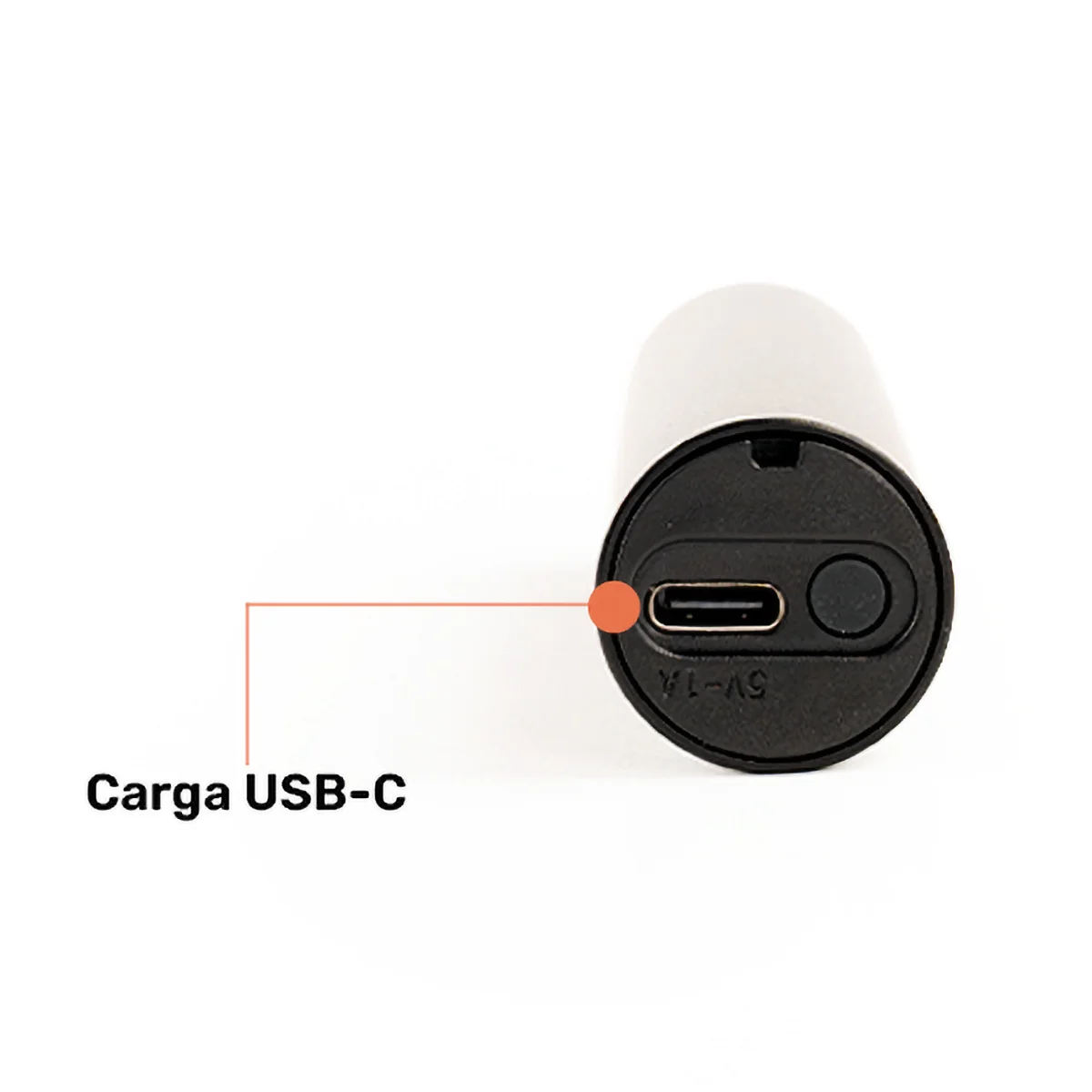 Linterna Aluminio USB 