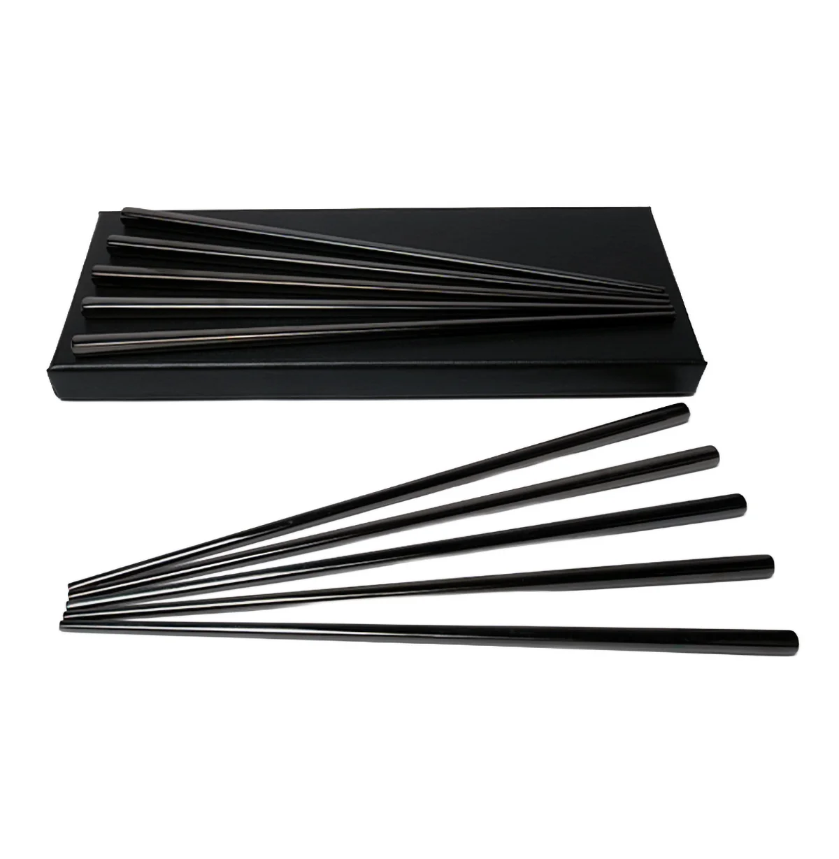 Set Palitos Chinos Acero Inoxidable