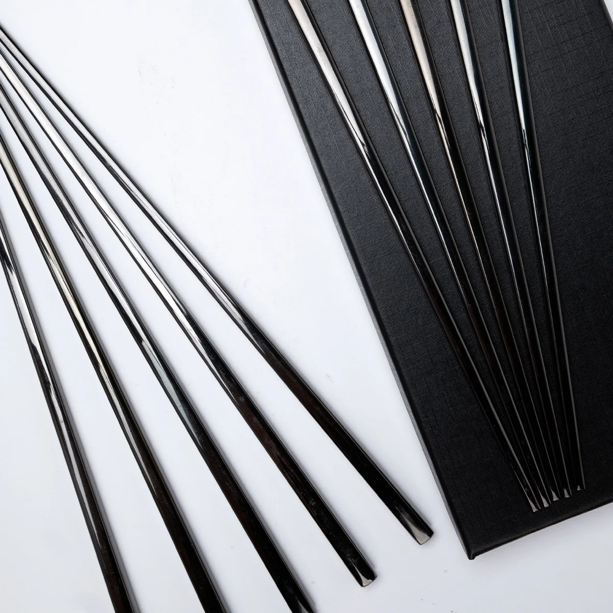 Set Palitos Chinos Acero Inoxidable