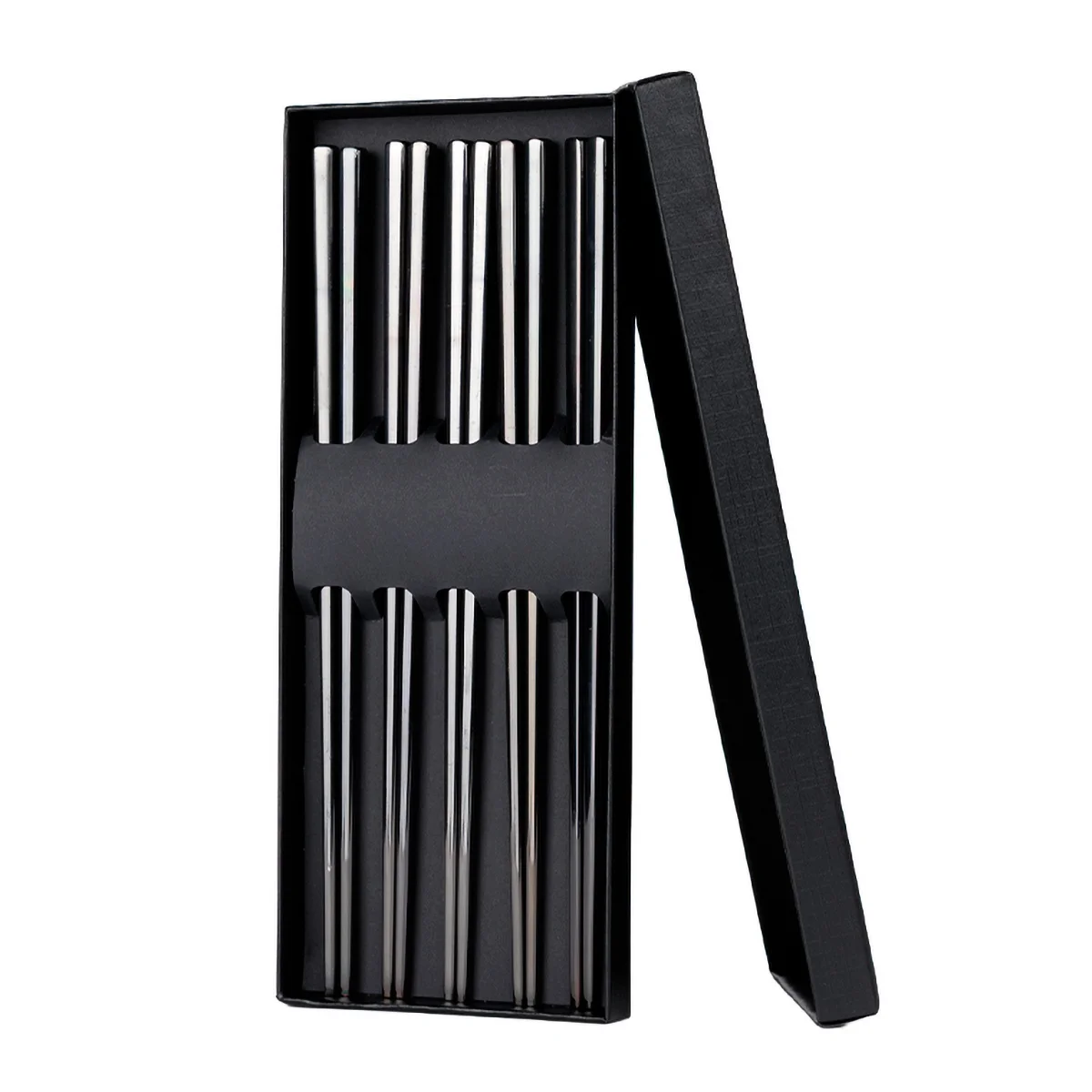 Set Palitos Chinos Acero Inoxidable
