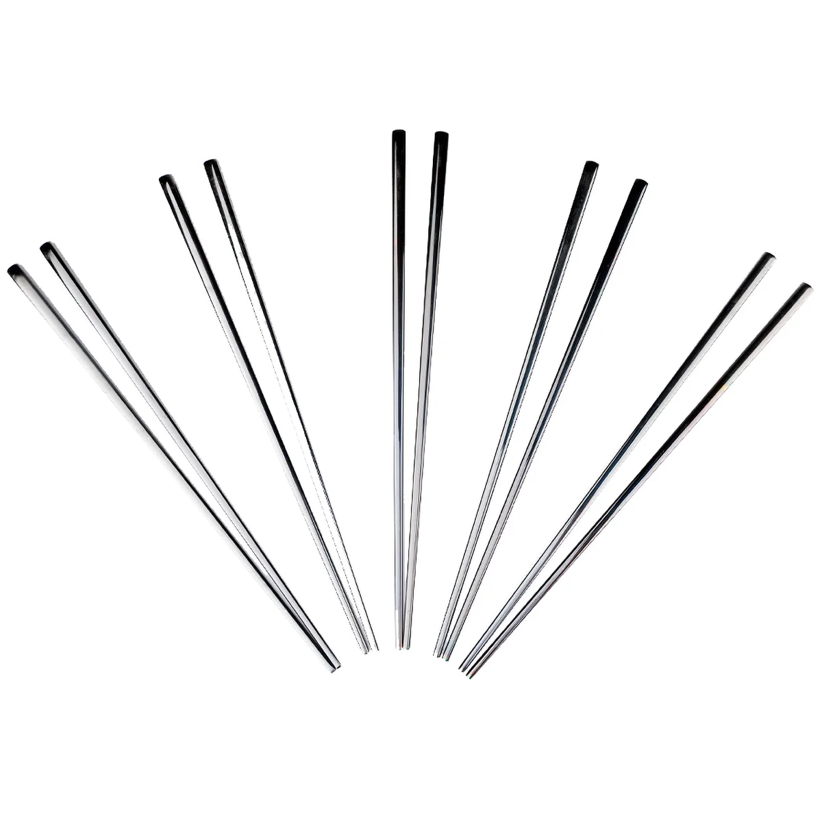 Set Palitos Chinos Acero Inoxidable